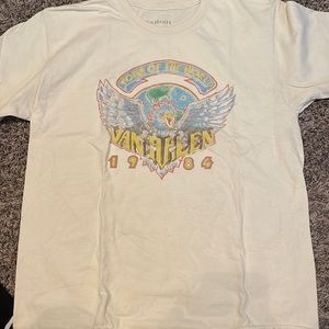 1984 Van Halen Would tour t shirt